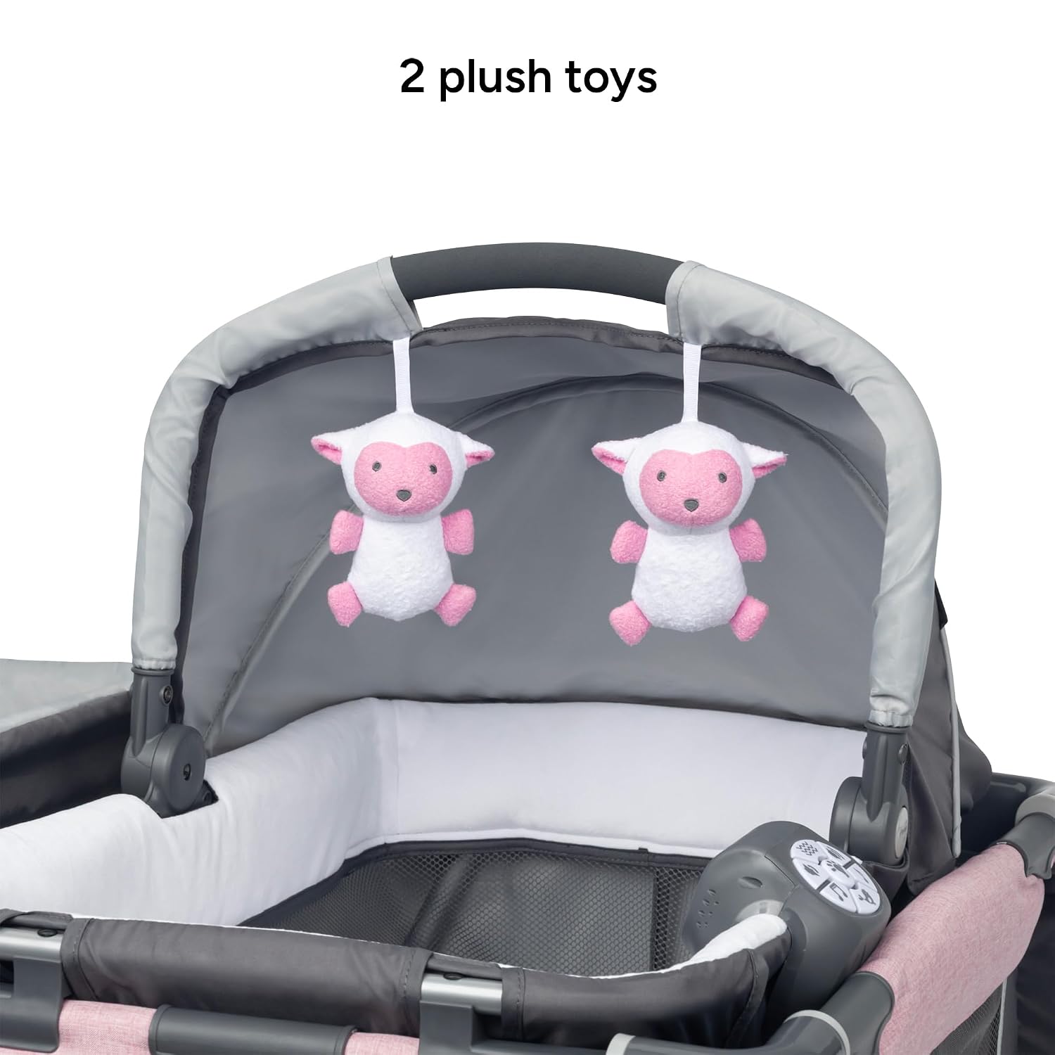 Baby Trend Simply Smart Nursery Center Playard, Dash Pink