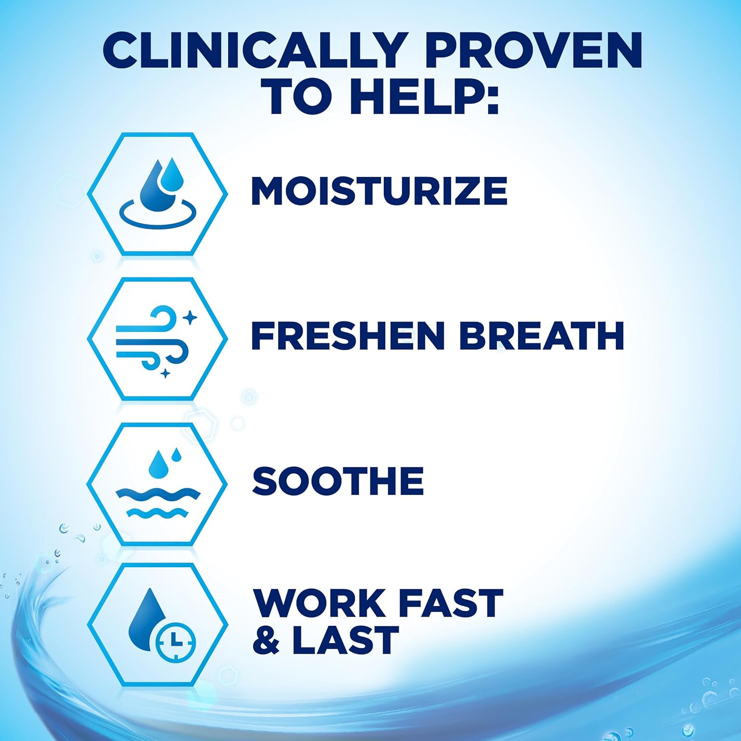 Biotene Oral Rinse Mouthwash for Dry Mouth, 33.8 fl oz