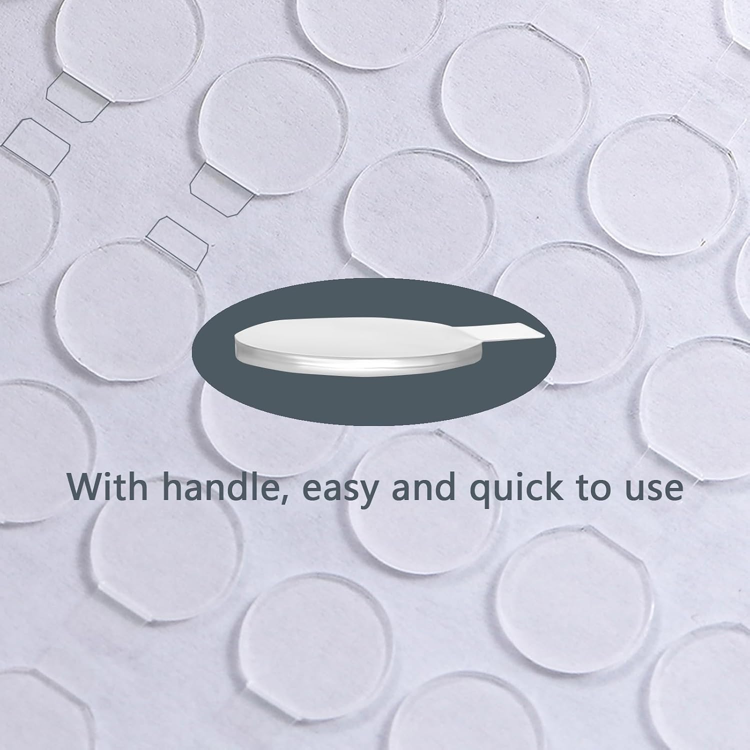 Adhesive Stick dots Two-Sided Sided Mounting Putty Stick Tack for Wall Hanging Crafts Balloons Festival Party Decorations,Clean Removable(0.4"*0.4"-100)