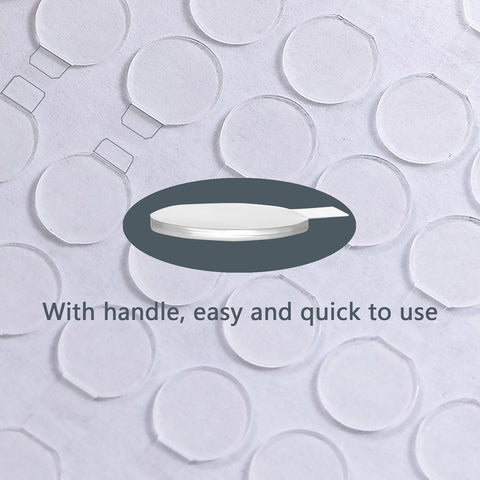 Adhesive Stick dots Two-Sided Sided Mounting Putty Stick Tack for Wall Hanging Crafts Balloons Festival Party Decorations,Clean Removable(0.4"*0.4"-100)
