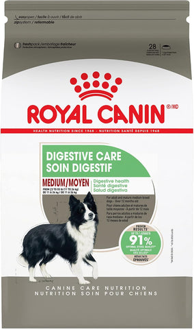 Royal Canin Canine Care Nutrition Medium Digestive Care Adult Dry Dog Food, 17 lb Bag