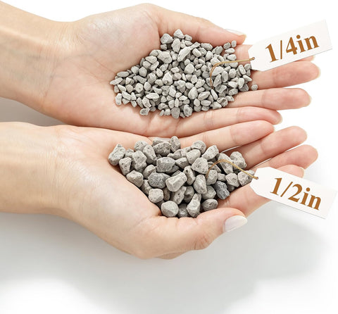 Pumice for Plants, 3QT(1/2") Horticultural Pumice Stone for Plants