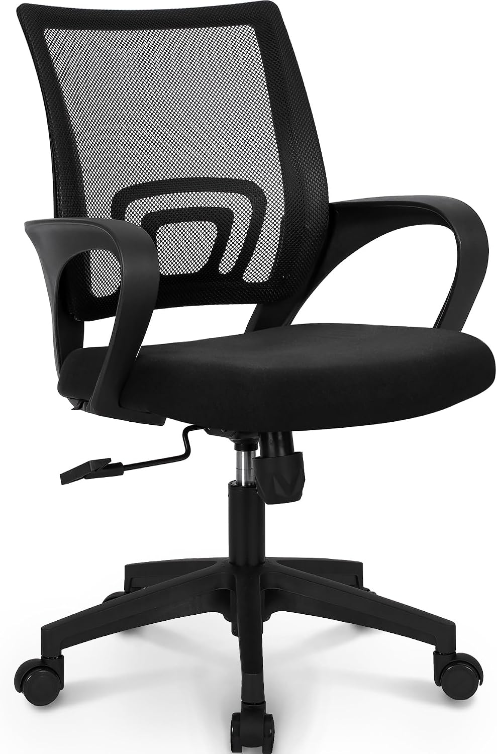 NEO CHAIR Office Computer Chair Ergonomic Mid-Back Mesh Desk Chair, Black