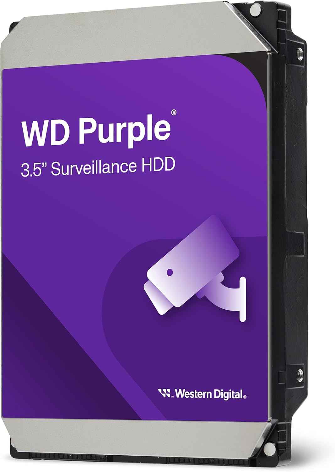 Western Digital 4TB WD Purple Surveillance Internal Hard Drive HDD - SATA 6 Gb/s, 256 MB Cache, 3.5" - WD43PURZ