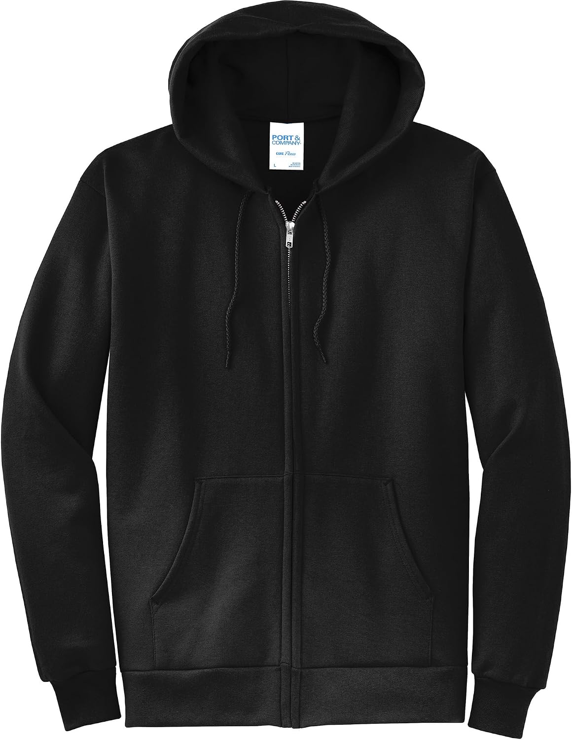Port & Co Classic Fleece Full-Zip Hooded Sweatshirt-PC78ZH