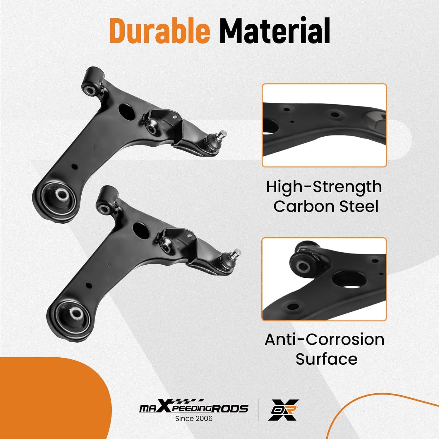 maXpeedingrods Front Lower Control Arms for Mitsubishi Outlander 2003-2006