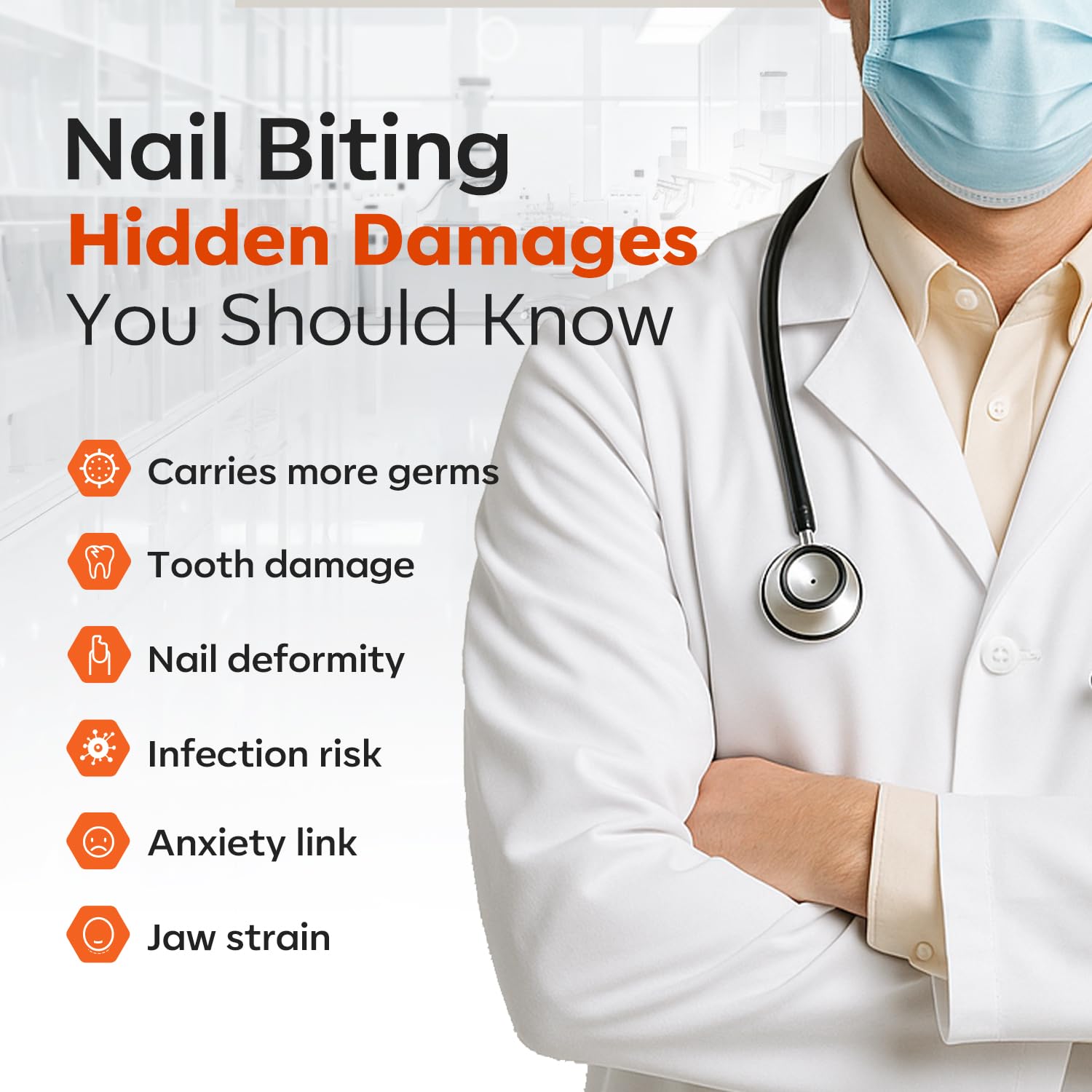 Modelones Nail Biting Prevention for Kids Quick Dry Thumb Sucking Deterrent