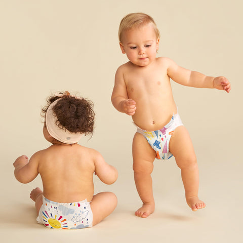 The Honest Company Clean Conscious Diapers | Plant-Based, Sustainable | Limited Edition Prints | Club Box, Size 6 (35+ lbs), 40 Count