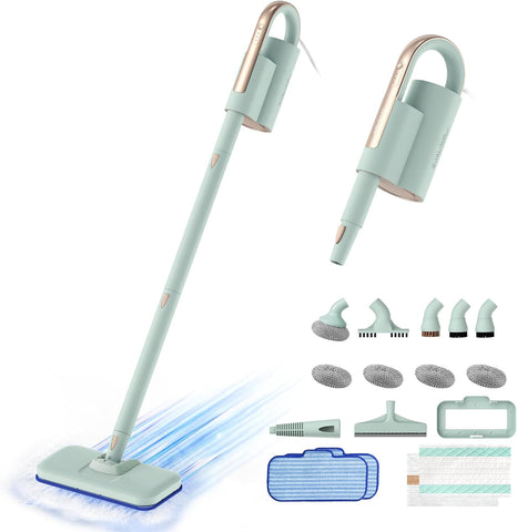Newbealer Steam Mop & Detachable Handheld Cleaner, 1200W Floor Steamer