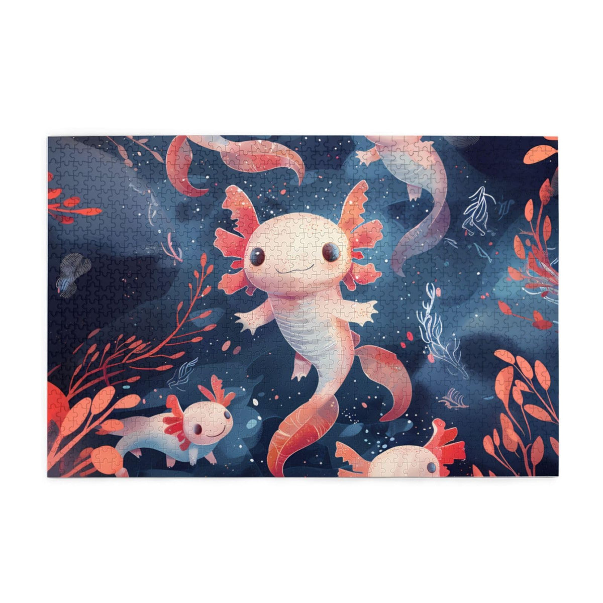 Generic Axolotls Jigsaw Puzzle 1000 Pieces，Perfect Home Decor and Gift for All Ages (19.7"" x 29.5"")