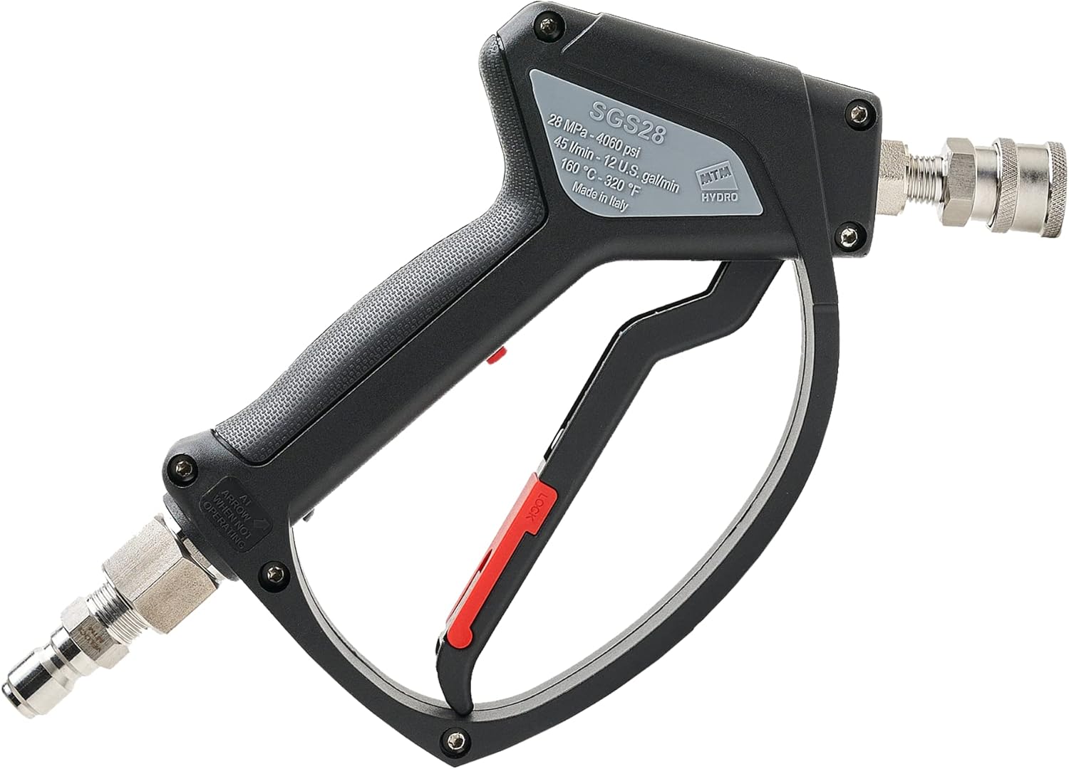 MTM Hydro SGS28 Pressure Washer Spray Gun with Fittings