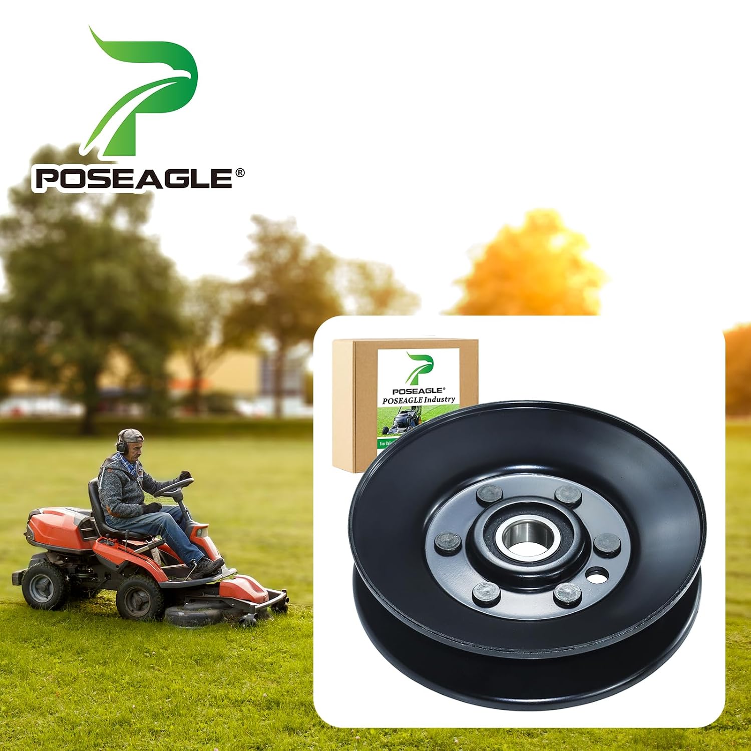 1-603805 Idler Pulley for Toro Z Master 52", Exmark Lazer Z 60"