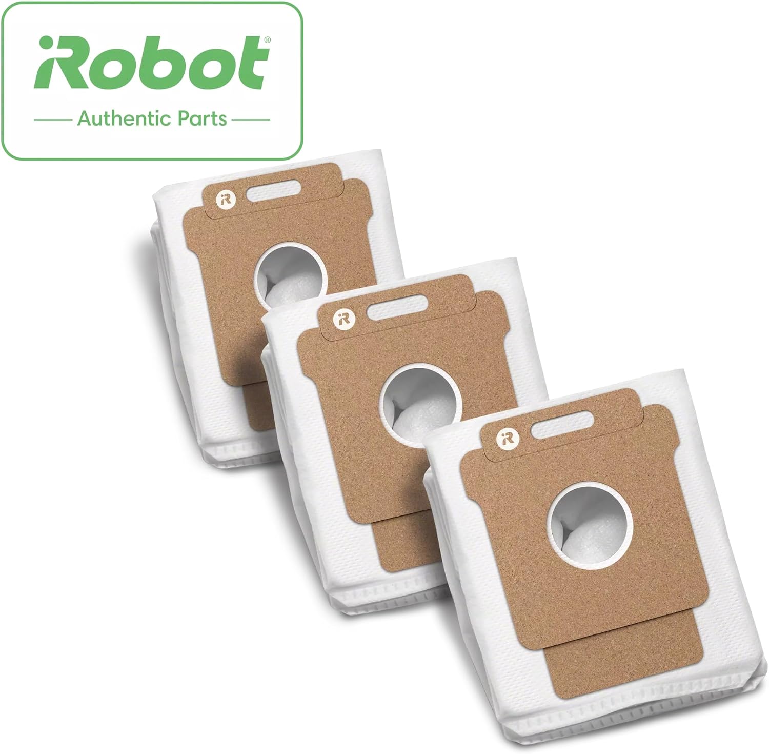iRobot® Roomba® Authentic Replacement Parts- Dirt Disposal Bags, 3Pack for Select AutoEmpty™ and AutoWash™ Docks: 105 Vac, 105 Combo, Plus 405 Combo, Plus 505 Combo, Max 705 Vac, Max 705 Combo