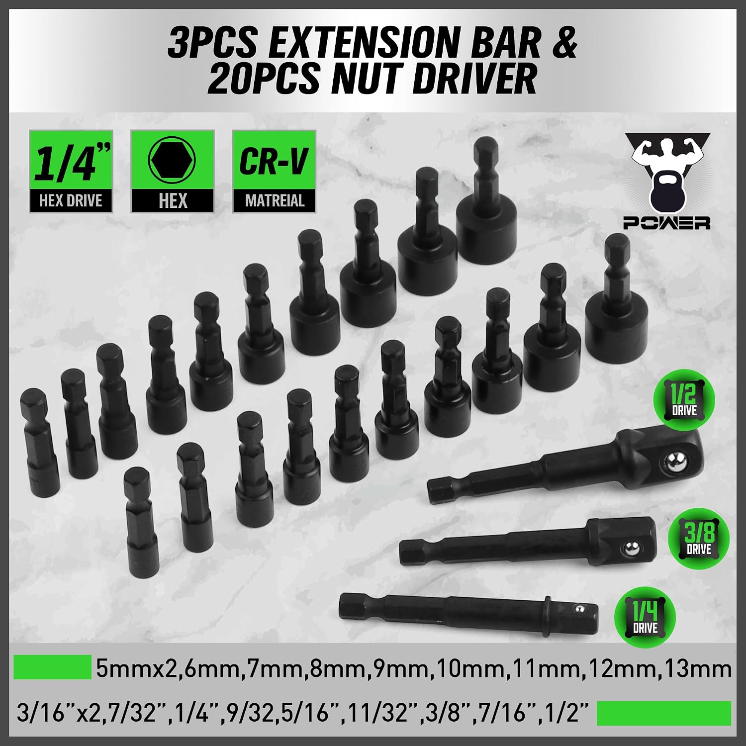 SWANLAKE 232-Piece Ultimate Screwdriver Bit Set, Cr-V Impact Driver Bit Set, Includes Security Bits, Nut Driver, Ratchet Wrench and Bits Holder
