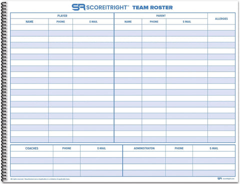 Score It Right Basketball Scorebook – 16-Player Men’s and Women’s Basketball Score Keeping Book – Basketball Game Score Book for Individual and Team Stats – 9.25 x 12-inch Hardcover Book