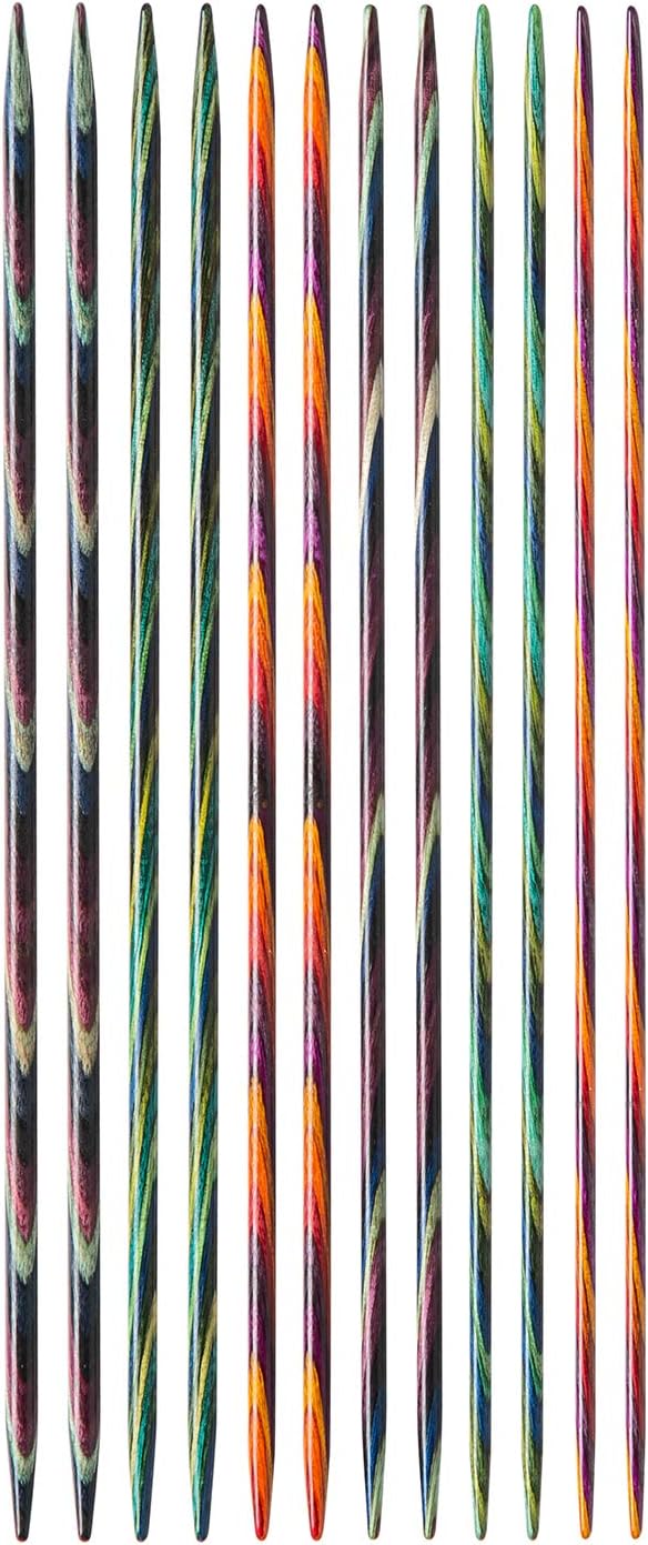 Knit Picks Double Pointed Wood Knitting Needles Set, 6 inches