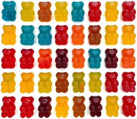 4Pcs Gummy Candy Molds - Silicone Gummy Bear Molds with 2Pcs Dropper,Non-stick and Bpa Free for Candy Chocolate Gummies Baking