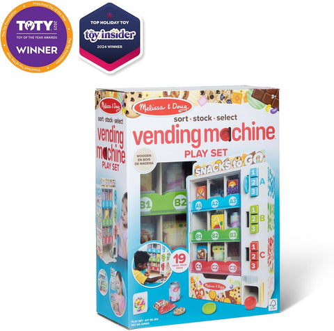 Melissa & Doug Wooden Vending Machine Play Set