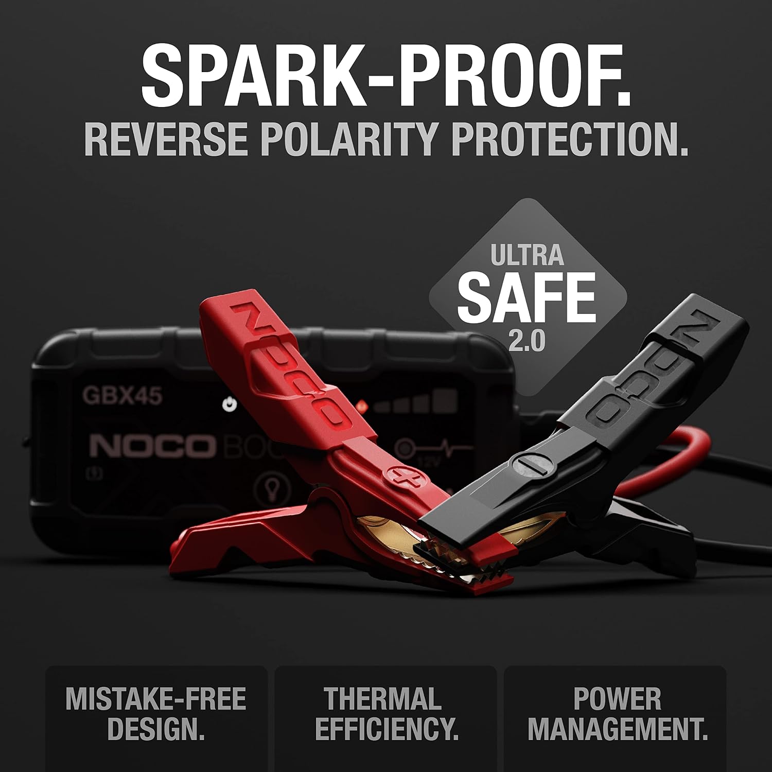NOCO Boost GBX45 1250A UltraSafe Jump Starter, 12V Lithium Battery Booster