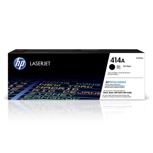 HP 414A Black Toner Cartridge | Works with HP Color LaserJet Enterprise M455dn, MFP M480f; HP Color LaserJet Pro M454 Series, HP Color LaserJet Pro MFP M479 Series | W2020A ,1 Count ( Pack of 1)