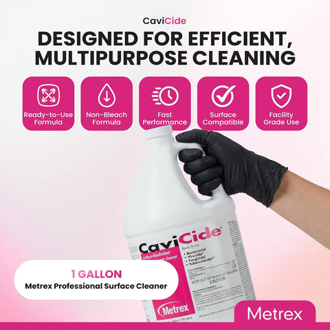 Metrex CaviCide Surface Disinfectant Cleaner, 1 Gallon, 3-Pack