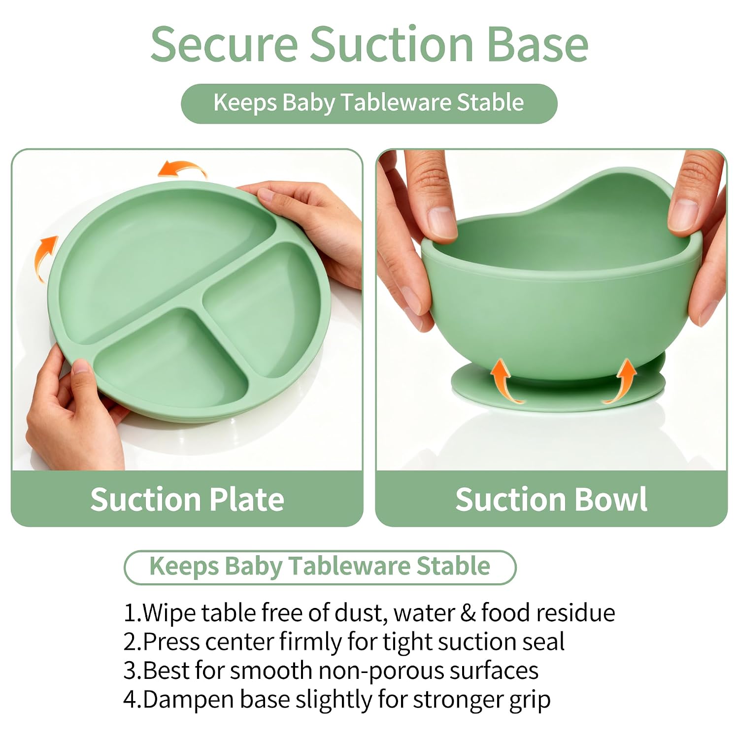 16PCS Silicone Baby Feeding Set, All-in-One for Starting Solids