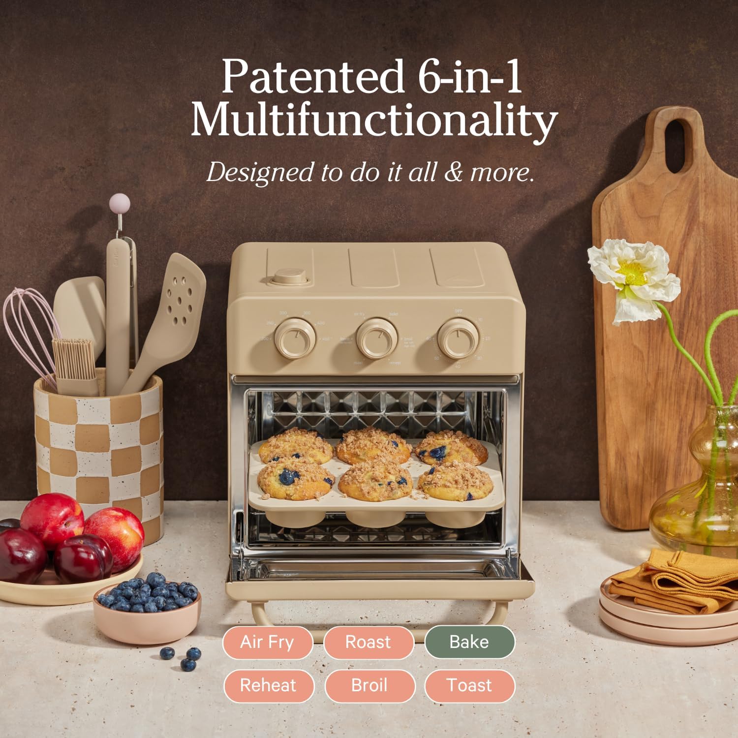 Our Place Wonder Oven Baker’s Kit, 3-Piece Round, Square & Muffin Pan Set
