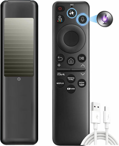 Replacement Solarcell Remote for Samsung Smart TV Remote w/AI YouTube