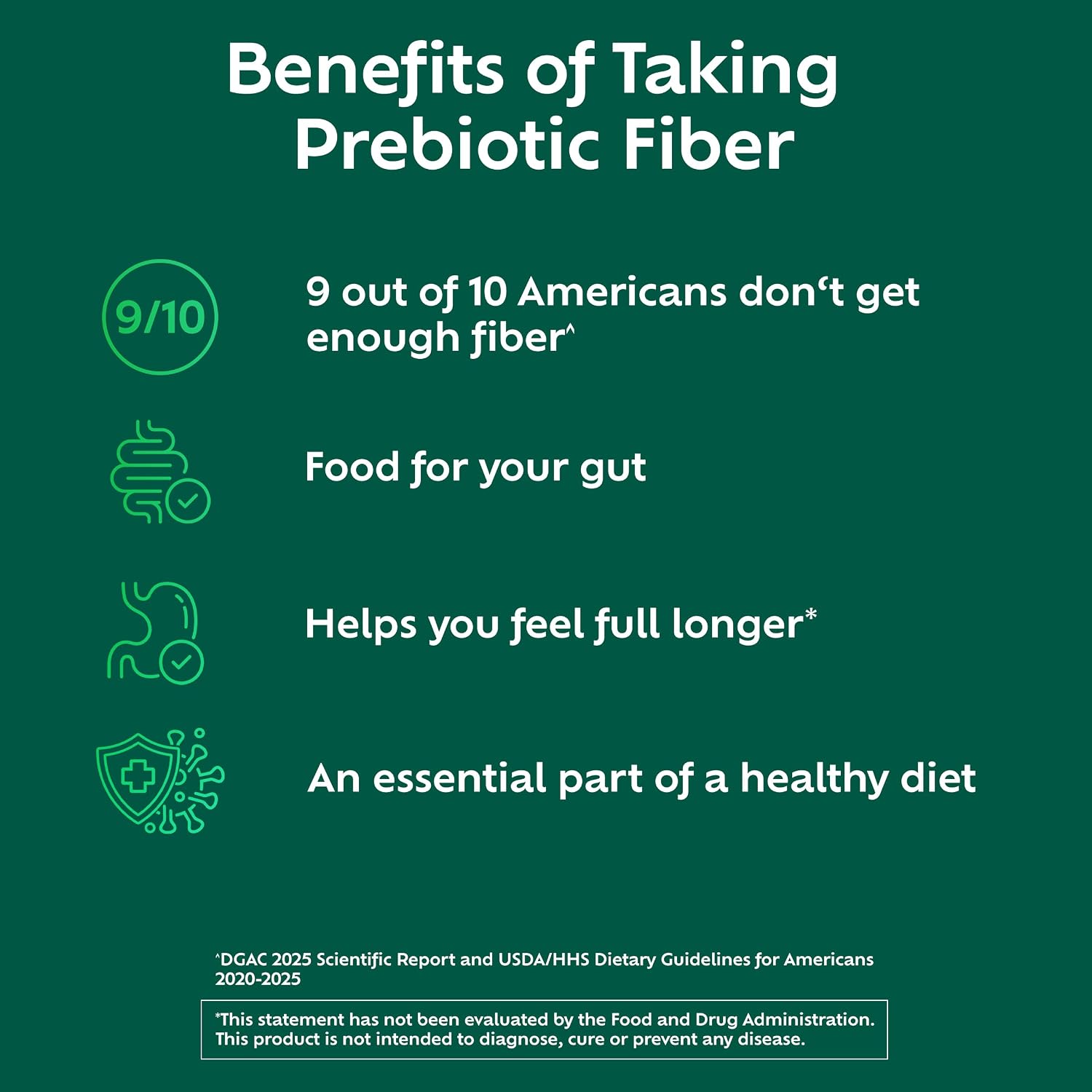 Benefiber Prebiotic Fiber Supplement Powder, Unflavored, 250 Teaspoons