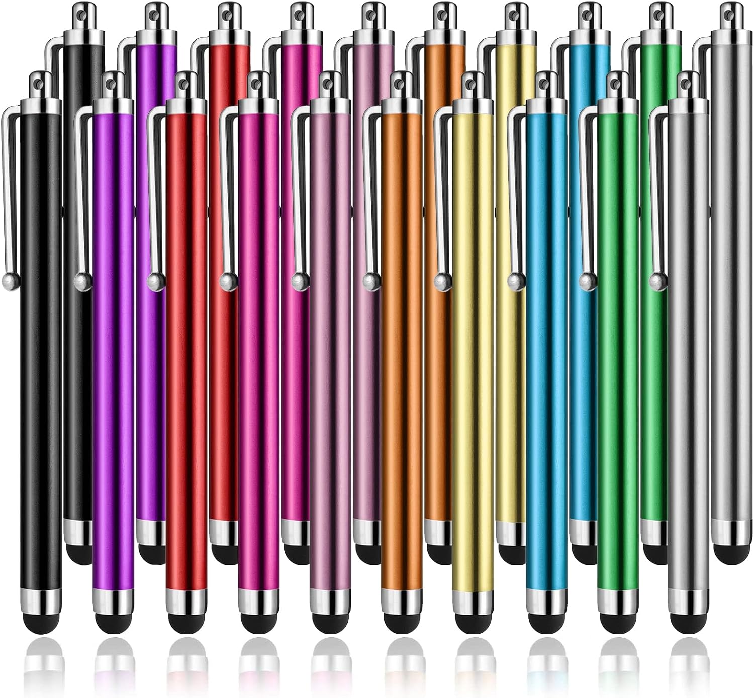Stylus Pens for Touch Screens, Abiarst High Precision Universal Stylus for iPad iPhone Tablets Samsung Galaxy All Capacitive Touch Screens (20-Pack)