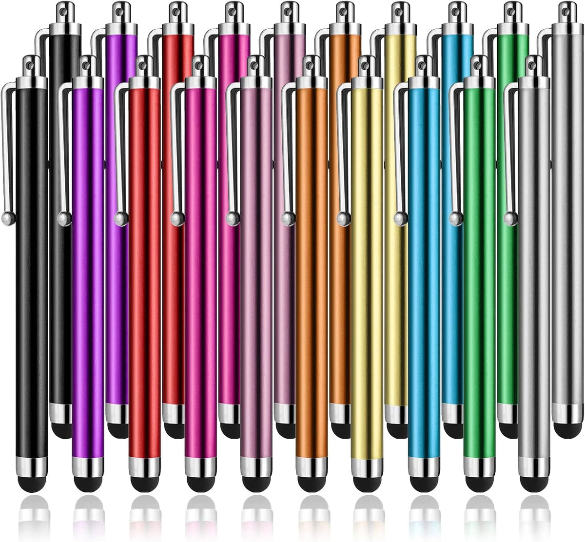 Stylus Pens for Touch Screens, Abiarst High Precision Universal Stylus for iPad iPhone Tablets Samsung Galaxy All Capacitive Touch Screens (20-Pack)