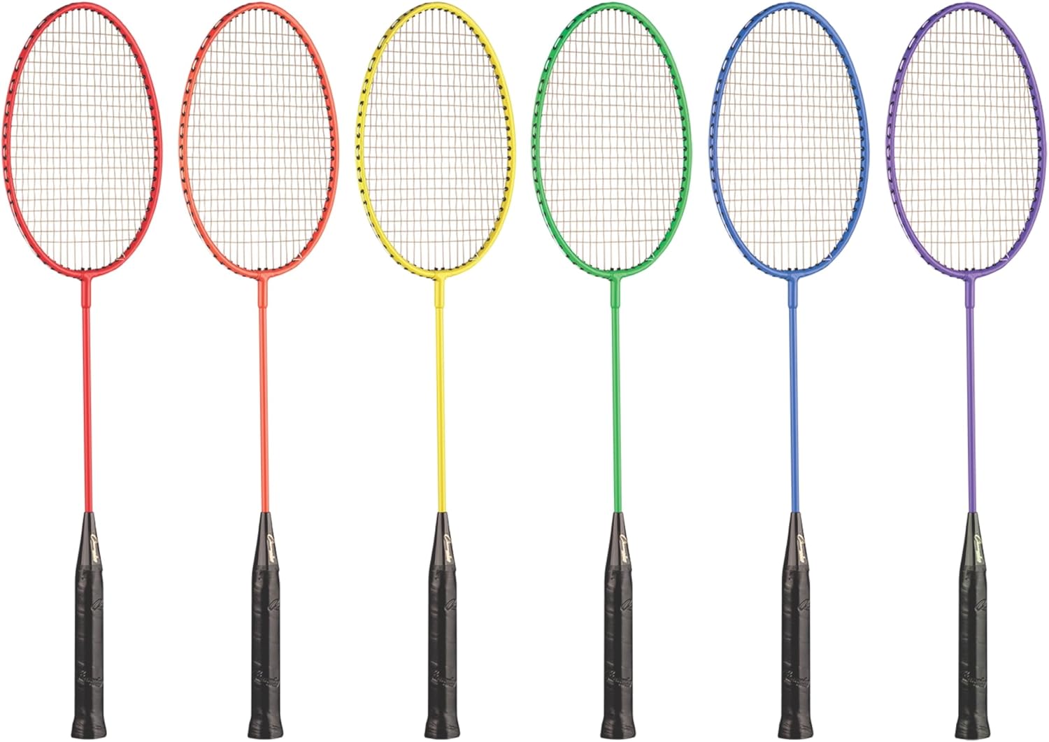 Champion Sports 26" Twin Shaft Badminton Racket with Nylon Coated Steel Strings