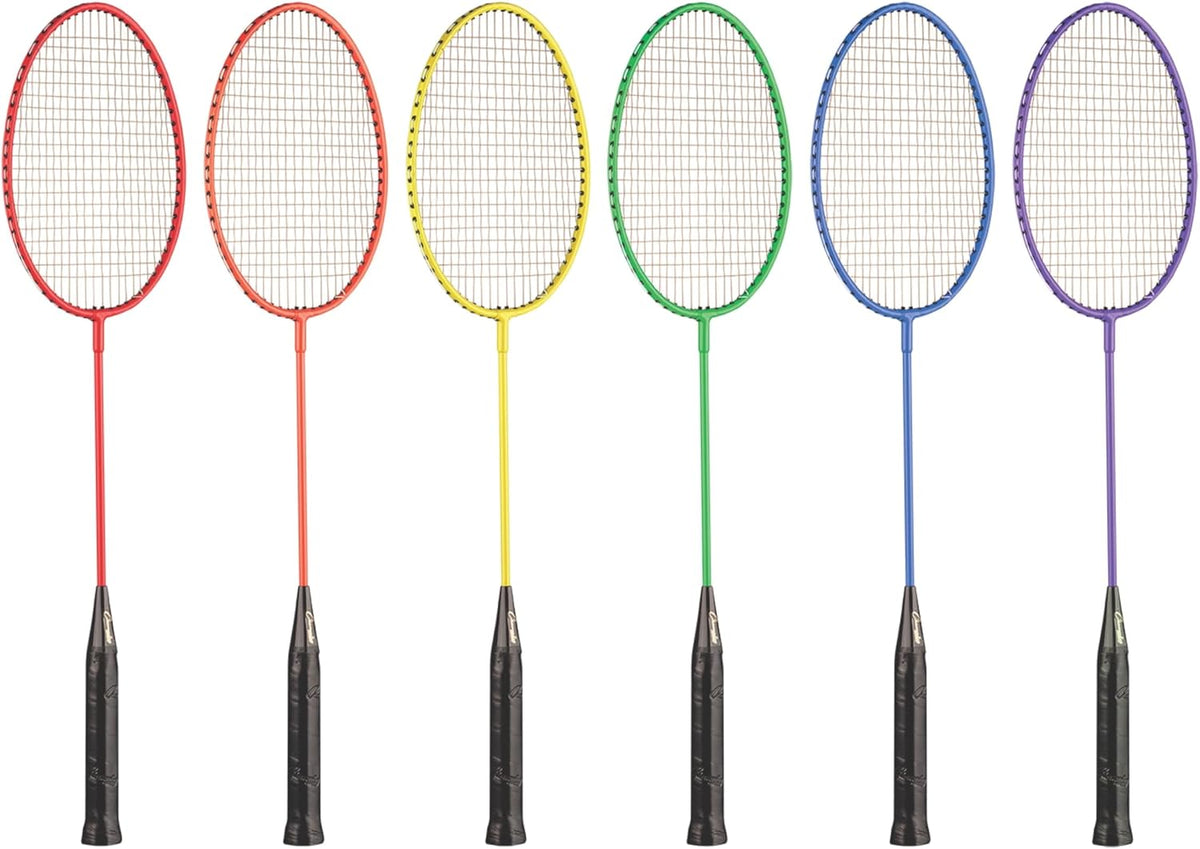 Champion Sports 26" Twin Shaft Badminton Racket with Nylon Coated Steel Strings