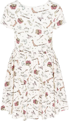 Harry Potter Girl's Dress for Little and Big Girls 4-16