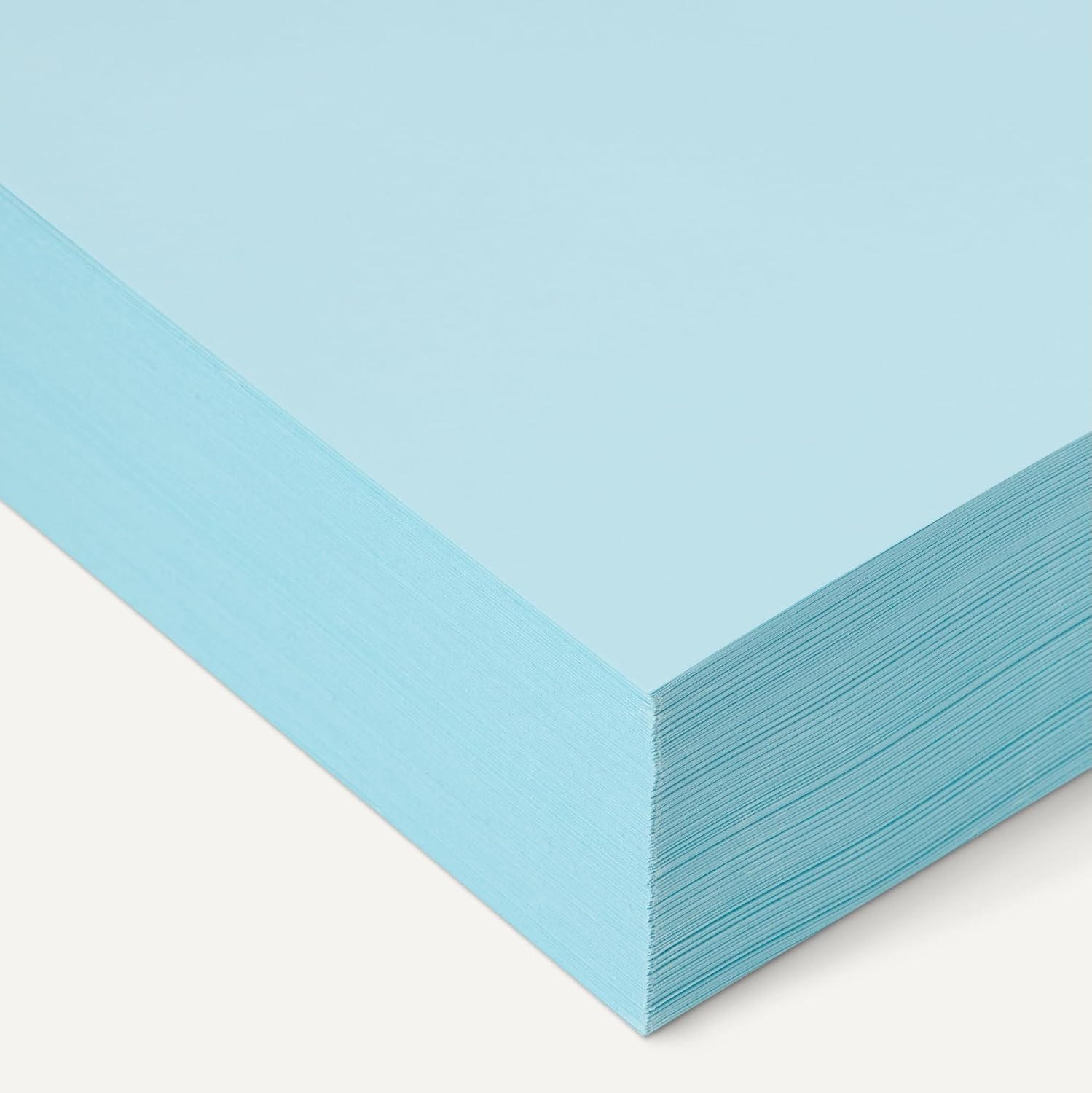 Amazon Basics 30% Recycled Color Copy Paper, 8.5" x 11", 20lb, Pastel Blue, 500 Sheets