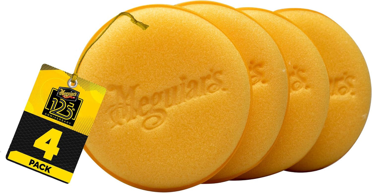 Meguiar's 4" Foam Applicator Pads, 4 Pack