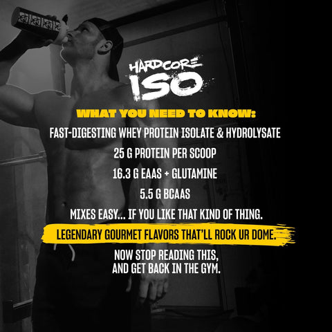 Mutant Hardcore ISO, Whey Protein Isolate, Triple Chocolate, 5 lb