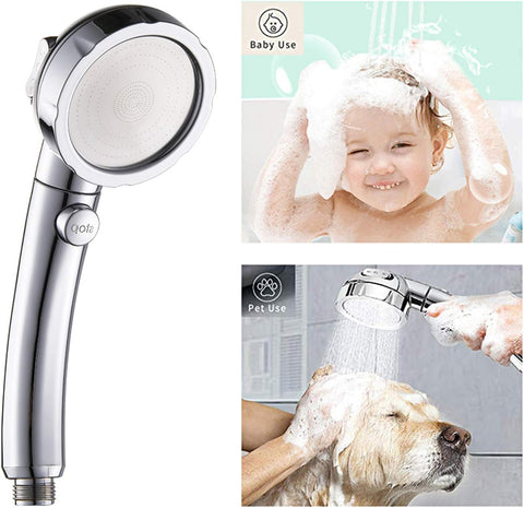 KAIYING High Pressure Handheld Shower Head with ON/OFF Pause Switch