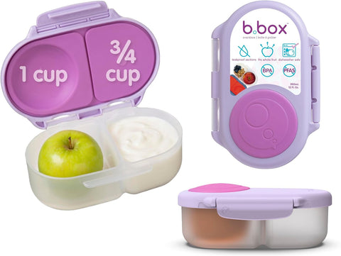 b.box Snack Box, Snack Containers for Kids, Kids Lunch Box, Toddler Snacks