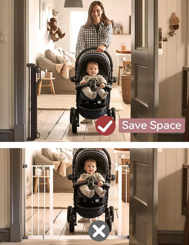 Momcozy Retractable Easy-to-Use Mesh Baby Gate