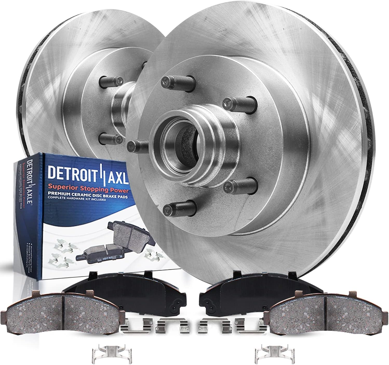 Detroit Axle - Front Brake Kit for Toyota RAV4 Prius V Lexus HS250h