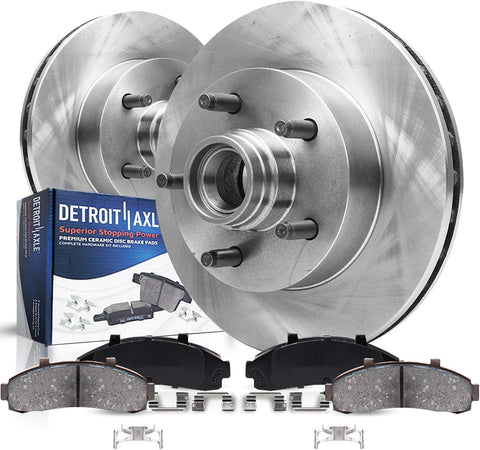 Detroit Axle - Front Brake Kit for Toyota RAV4 Prius V Lexus HS250h