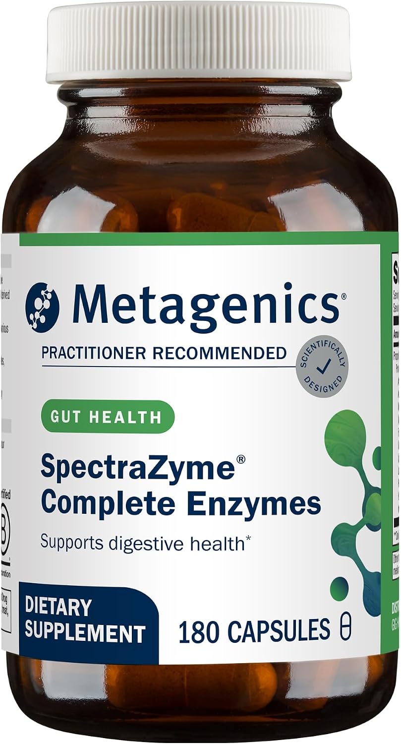 Metagenics SpectraZyme Enzyme Complex, 180 Capsules