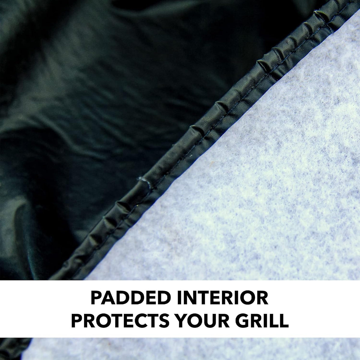 NFL Rico Industries Vinyl Padded Deluxe Grill Cover, 68 x 21 x 35-inches