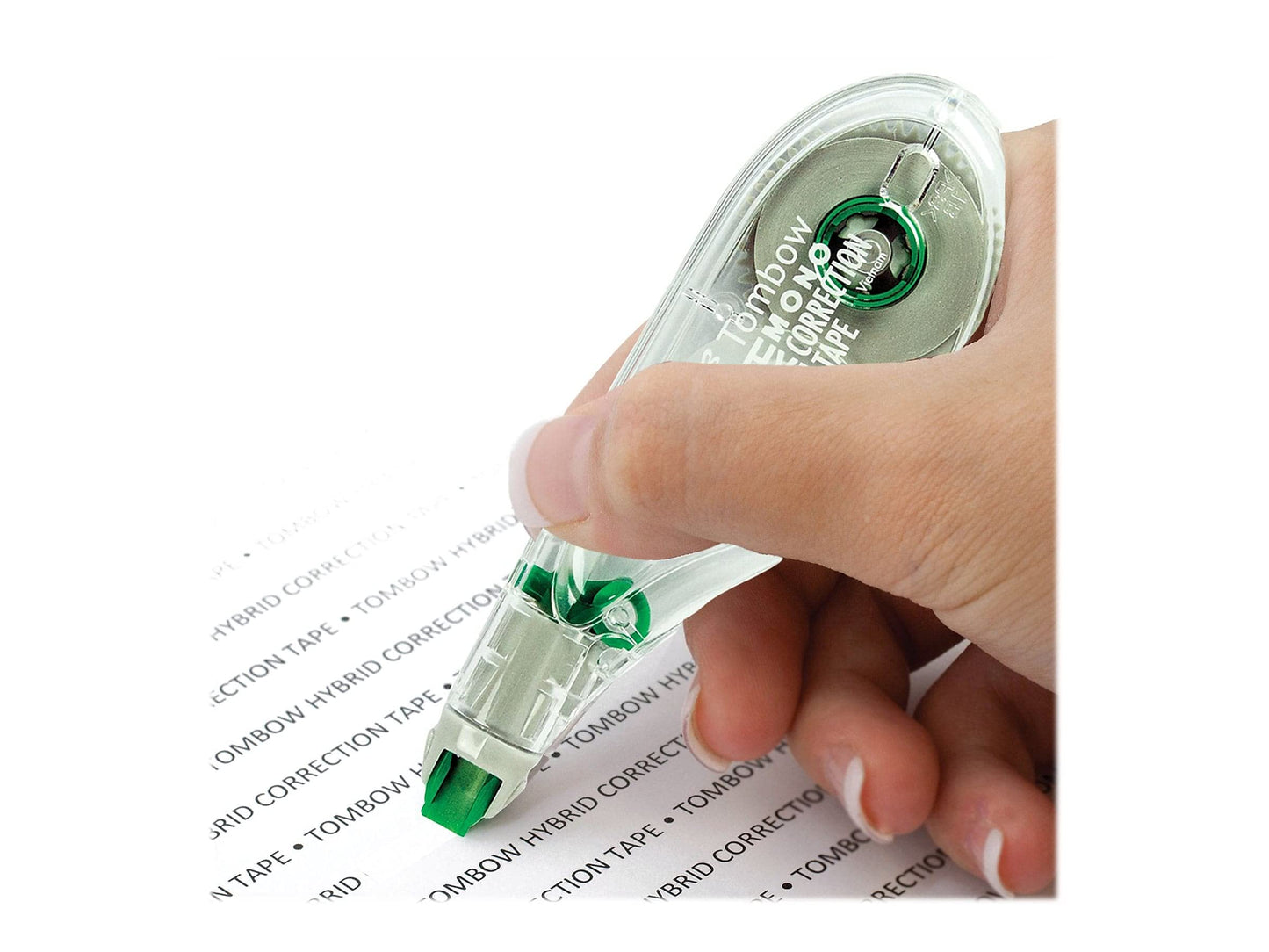 Tombow 68721 MONO Hybrid Correction Tape, 10-Pack. Easy To Use Applicator for Instant Corrections