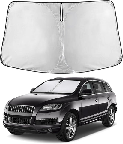 EcoNour Windshield Sunshade Compatible for Audi Q7 2007-2013 2014 2015