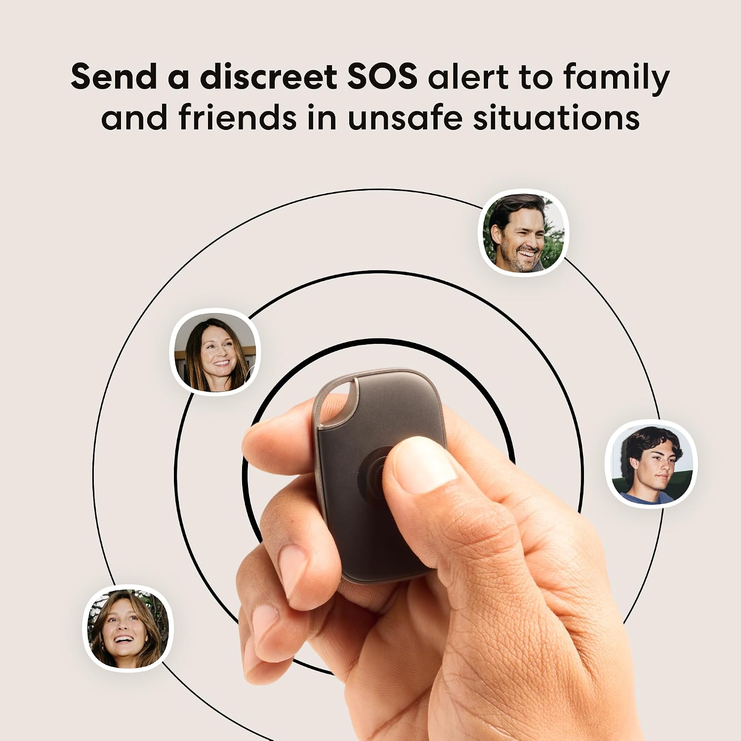Life360 Tile Pro - Powerful Bluetooth Tracker, Key Finder and Item Locator for Keys, Bags and More. Both iOS and Android Compatible. Phone Finder. 1-Pack (Black)