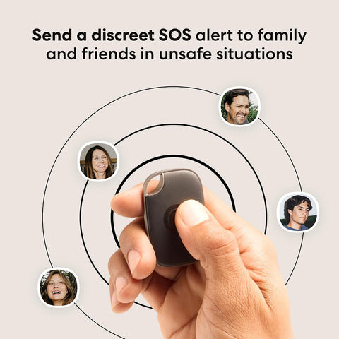 Life360 Tile Pro - Powerful Bluetooth Tracker, Key Finder and Item Locator for Keys, Bags and More. Both iOS and Android Compatible. Phone Finder. 1-Pack (Black)