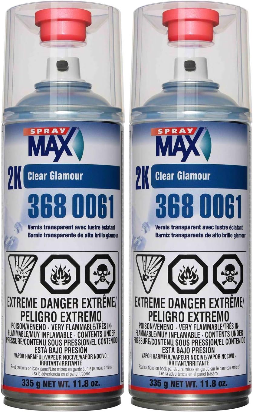 SprayMax USC 2k High Gloss Clearcoat Aerosol (4 PACK)