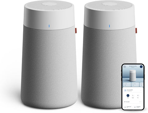 BLUEAIR Air Purifiers for Bedroom Office Pets up to 1,080 Ft², 411i Max 2PK